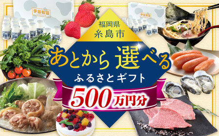 [あとから選べる]糸島市ふるさとギフト 500万円分 コンシェルジュ 糸島 後から選べる ふるさと納税後から [AZZ016] あとからギフト あとからギフト あとからギフト あとからギフト あとからギフト あとからギフト あとからギフト