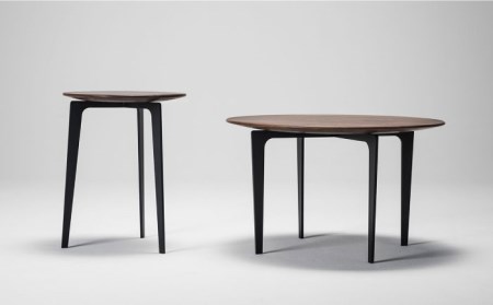 [Ritzwell]OS SIDE TABLE SET / φ700+φ400 サイドテーブル ウォールナット 家具 