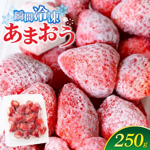 福岡県産 冷凍あまおう250g(250g×1個)