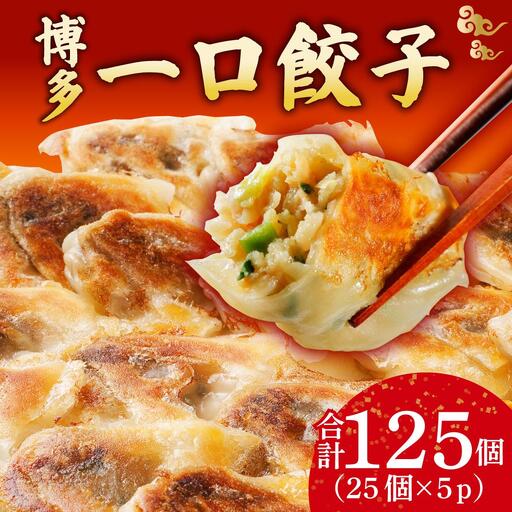 冷凍 博多一口餃子 25個入り×5パック