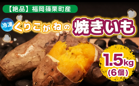 YX001 【絶品】福岡篠栗町産 冷凍くりこがねの焼きいも 1.5kg 6個 2023年10月中旬より順次発送