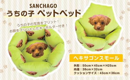 SANCHAGO うちの子ペットベッド [ヘキサゴンスモール] | ペット ペット ペット ペット ペット