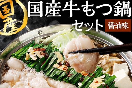 国産牛もつ鍋セット 福岡 グルメ ご当地 お取り寄せ あったか 冬 国産 小腸 鍋 正月 年末年始 家族