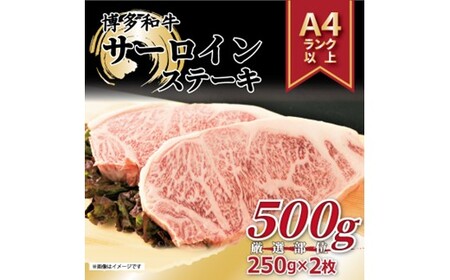 [A4〜A5]博多和牛サーロインステーキ約500g(250g×2枚)[博多和牛]