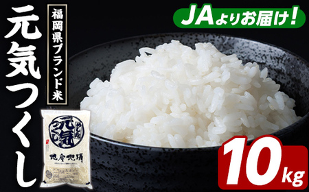 福岡県ブランド米 元気つくし (10kg・5kg×2袋) お米 米 コメ おこめ こめ げんきつくし 白米 ごはん ご飯 福岡県産 ブランド米 常温 常温保存 おにぎり おむすび お弁当 [農産物直売所ほたるの里]as52-002