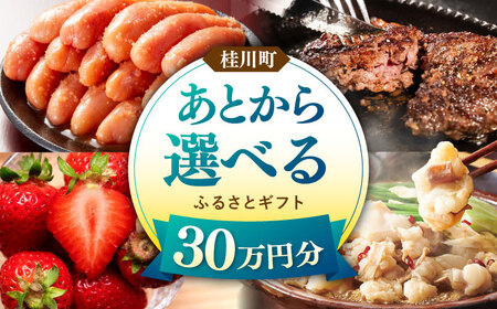 [あとから選べる]桂川町ふるさとギフト 30万円分[ADBV009]