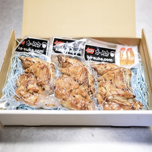 国産豚の焼き豚足　2本入り×3袋【豚足 とんそく 豚 焼き豚 焼き豚足 惣菜 加工品 ふるさと納税 送料無料 AE035】
