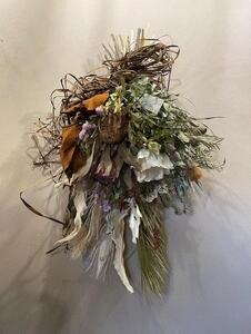 もりたば季節のおまかせドライフラワー花束アレンジLサイズ