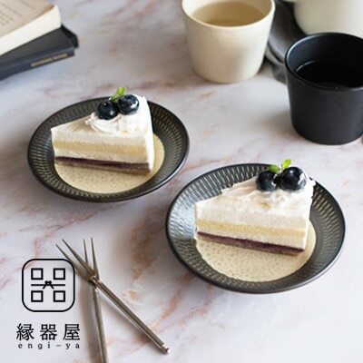 小石原焼 カネハ窯 飛び鉋プレートセット【小】(茶マット) AA102