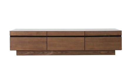 [開梱・設置]ミリオン 180cm テレビボード(ウォールナット)