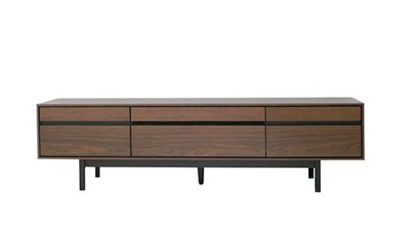 [開梱・設置]ロゼッタ 150cm テレビボード(ウォールナット)