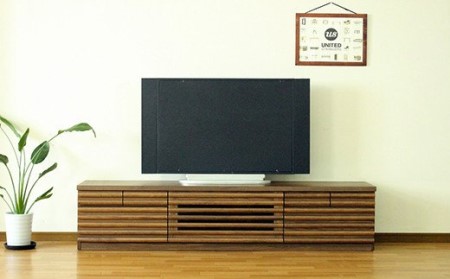 [開梱・設置]アストロ 180cm テレビボード(ウォールナット)