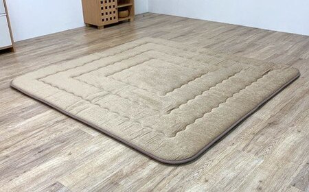 ふっくら敷モデルノ（190×190）（ベージュ）　AA098