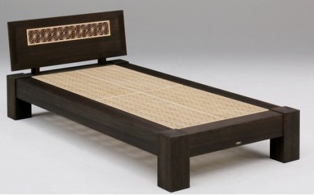 桐組子ベッド「夢楽2」シングル 総桐組子ベッドは布団の環境を整える特許取得 職人による、手作り・手仕上げの工場よりお届け/総桐箪笥和光