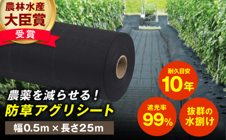 防草アグリシート(BB2218・耐久目安10年・幅0.5m×長さ25m) [AFCA009]防草シート 防草シート 防草シート 防草シート 防草シート 防草シート 防草シート 防草シート