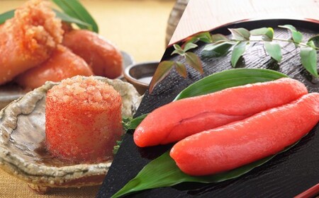 博多名物明太子食べくらべ [かねふく] 辛子明太子徳切400g・ [宮近] 近海産辛子明太子700g 明太子 卵 海鮮 魚介類 食べ比べ セット 国産 冷凍 福岡県 糸田町