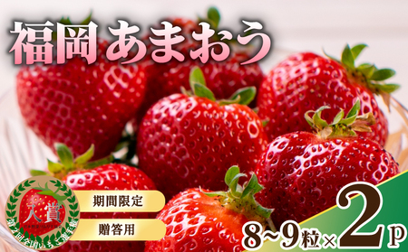 あまおう 8〜9粒 2パック 1月発送予定 いちご いちご いちご いちご