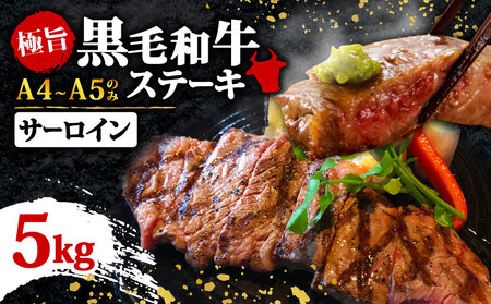 訳あり![A4〜A5]博多和牛サーロインステーキ5kg(250g2枚入り×10p)博多和牛|博多和牛