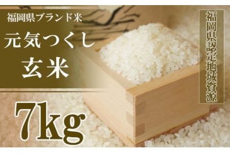 福岡県認定地域資源 「元気つくし」7kg(玄米)