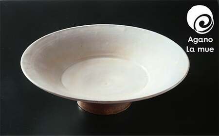  アガノラミュ タカツキ(粉引高坏皿) [AGNY] [fukuchi00]