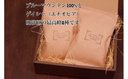 豪華珈琲豆 2種ドリップパック ブルーマウンテン100% ゲイシャ 各6袋