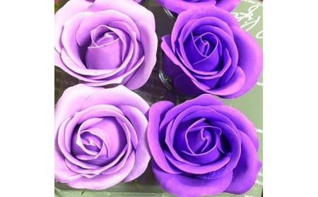 薄紫:Flower balloon ( フラワー バルーン ) ソープ フラワー 5本 置き型タイプ 韓国 お花 贈り物
