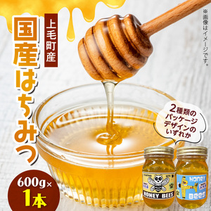 国産はちみつ（上毛町産）600g×1本 _T07606
