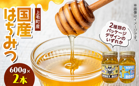 国産はちみつ（上毛町産）600g×2本 _T07706