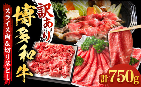 【訳あり】博多和牛 しゃぶしゃぶ すき焼き 750gセット《築上町》【株式会社MEAT PLUS】 牛肉 肉 [ABBP061] 10000円