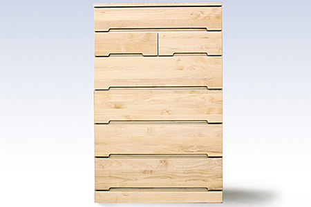 80HCWH 無垢材を使用したチェスト【諸富家具】：C173-010