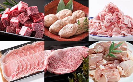 Ｎ－０４７．【全6回定期便】佐賀県産牛豚鶏肉三昧6kgコース