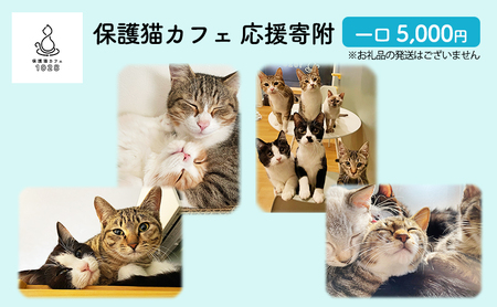 保護猫カフェへの寄附 [お礼品の発送はございません]一口5,000円