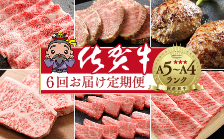 [定期便6回]大人気の赤身も食べられる 極上の佐賀牛 奇数月発送 全6回 _n-20