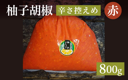 柚子こしょう 辛さ控えめ 800g 赤 柚子胡椒(ゆずこしょう) _b-466