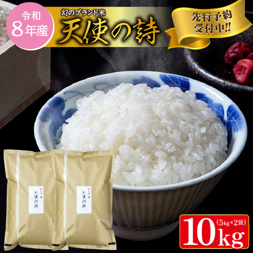 【令和8年産 新米 予約】天使の詩 精米 10kg（5kg×2袋）佐賀県産 白米 _c-128