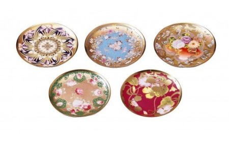 [ノリタケ]和花コレクション 18cmプレート5枚(絵変り)