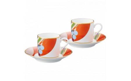 フランク・ロイド・ライト デザイン テーブルウェア(マーチバルーンズ)コーヒー碗皿ペアセット