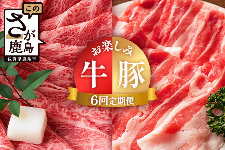 合計4.72kg 定期便 6回 佐賀の牛・豚 お楽しみ定期便