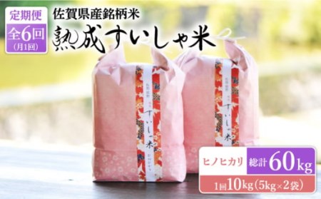 【定期便】 白米 令和7年産ヒノヒカリ10kg NAO061 全6回 白米
