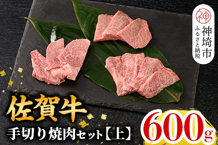 [7月発送][こだわりの手切り!]牧場直送 佐賀牛焼肉セット(上) (H106170)