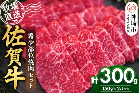 佐賀牛 希少部位焼肉セット300g(H122143)