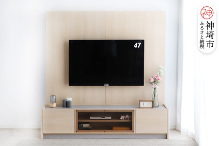 [東馬家具]シルト 180TV 175シェルフセット NA(H060701)