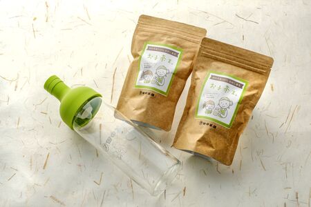 [フィルターインボトル付き]お子茶ま。ティーパック(10g×15P入り)×2袋 [煎茶 嬉野茶 水出し煎茶 水出し茶 田中茶舗 佐賀県](H047116)