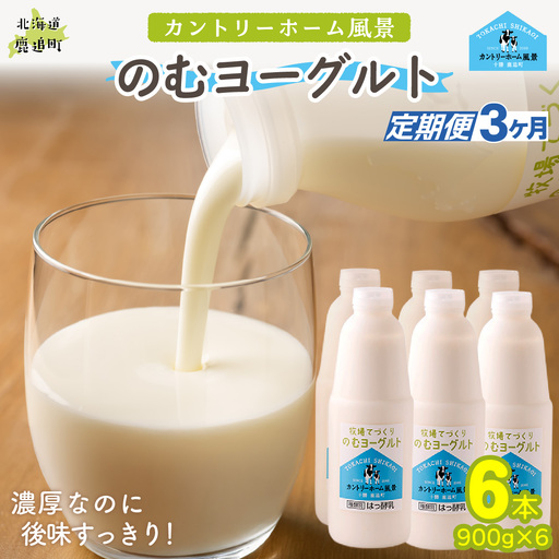 【定期3ヶ月】のむヨーグルト 900g ×6 SKB040