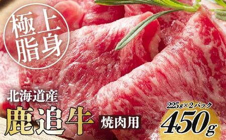 鹿追牛ロース焼肉用(鹿追牛Bセット) 225g×2 SKA004 [ ふるさと納税 人気 おすすめ ランキング 牛 肉 牛肉 ビーフ ミート ロース 牛ロース 焼肉 鹿追牛 北海道 鹿追町 送料無料 ]