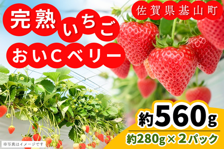 [ふるなび限定][農場直送いちご]おいCベリー(約280g×2P)K100037 FN-Limited-PR