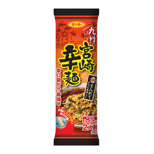 「棒状 九州宮崎辛麺」1ケース(計30袋/60食) K001086