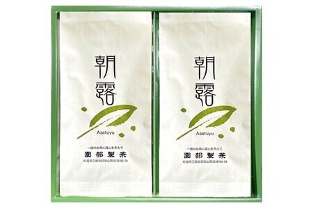 あさつゆ(煎茶)2本入[お茶 香り 深蒸し茶 ブレンド茶 さっぱり 水色(すいしょく) 味わい] K002003