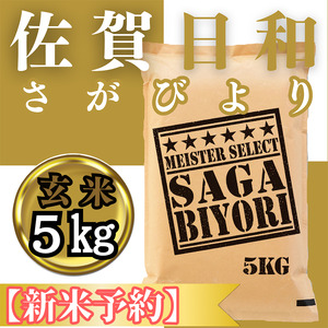 CIC29_『新米予約』令和7年産 さがびより[玄米]5kg ※新米収穫後11月以降発送