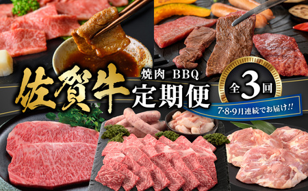 佐賀牛 焼肉・BBQ定期便|焼肉 焼肉 焼肉 焼肉 焼肉 [Z094]